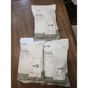 Motif Medical Breast Milk Storage Bags 6oz Single Use Bags 300 Count